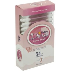 تصویر گوش پاک کن کودک دینا مدل pink بسته 54 عددی 