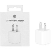 تصویر شارژر دیواری آیفون مدل 1A - سفید - DST iPhone wall charger model 1A - white - DST