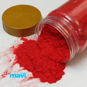 تصویر پودر مخمل پلی استر تُرک قرمز ۱۰۰ گرم 
