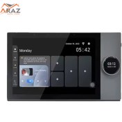 تصویر تاچ پنل هوشمند 10 اینچ هاب گتوی زیگبی دو اسپیکر hub zigbee gateway اندروید کنترل پنل مرکزی tuya تویا ولوم دار هوشمند زیگبی 10 اینچی نسخه فول امپلی فایر دیواری CONTROL CENTER 10 inch hub zigbee gateway tuya toya android wall amplifirr