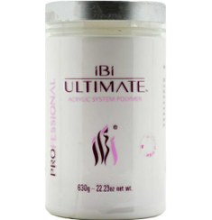 تصویر پودر کاشت ناخن فرنچ لاین Ultimate صورتی حجم 630 میل آی بی آی Ibi Ultimate Line Pink Nail French Implant Powder 630 ml