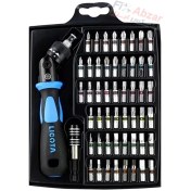 تصویر پیچ گوشتی تاشو و سری لیکوتا مدل ABD-BTCK02 درایو 1/4اینچ LICOTA 52PCS TWIN COLOR RATCHET BIT SET ABD-BTCK02