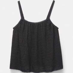 تصویر تاپ بندی تاب دار زنانه مشکی پل اند بیر 