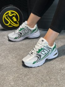 تصویر کفش کتونی اسپرت نیوبالانس 530 های کپی زنانه و مردانه رنگ سفید NewBalance 530