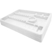 تصویر سینی 400 گرم - سفید disposal tray