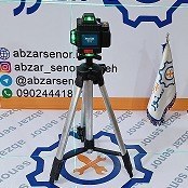 تصویر تراز لیزری ماکوتا 360 درجه نور سبز با سه پایه 160 سانتی مدل 4D-160c (اصل) Makota 360 degree 4D laser level Model 4d-160c