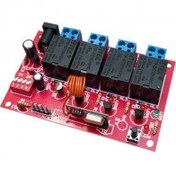 تصویر گیرنده 4 کانال رادیویی 433MHz 