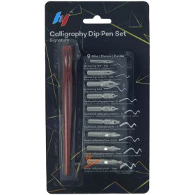 تصویر ست قلم کالیگرافی 9 نوک الیزا ست-قلم-کالیگرافی-9-نوک-الیزا