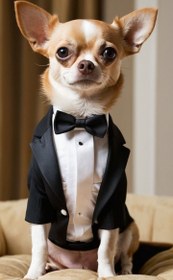 تصویر لباس سگ و گربه مدل کت مجلسی 