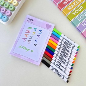 تصویر ماژیک وایت برد 12رنگ 