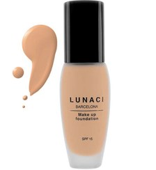 تصویر کرم پودر SPF15 حجم 30میل لوناسی 02-نچرال Lunaci Foundation 30ml