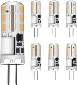 تصویر لامپ سوزنی 10 وات 12V LED (سفید گرم) مناسب لوستر،آباژور و دیگر وسایل - بسته 2 عددی 