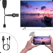 تصویر دانگل انتقال تصویر بی‌سیم DETEX+ AnyCast مدل DWD02 - مبدل Wireless Display HDMI دو هسته ای Wireless display