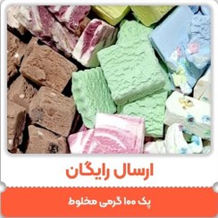 تصویر بستنی خشک پفکی 100 گرمی مخلوطی از طعم های متنوع بستنی فریز درایر با ارسال رایگان 