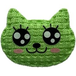 تصویر تکه دوزی طرح گربه 