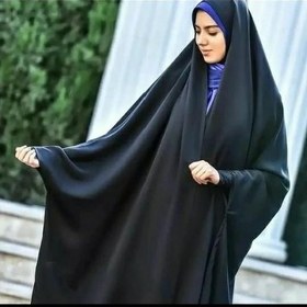 تصویر چادر دانشجویی بدون مچ (کارمندی)، پارچه کن کن ژرژت 