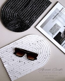 تصویر سینی رنگین کمان سنگی کد1 