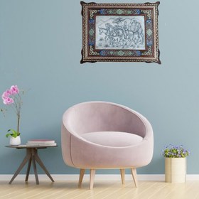 تصویر تابلو قلمزنی مسی 