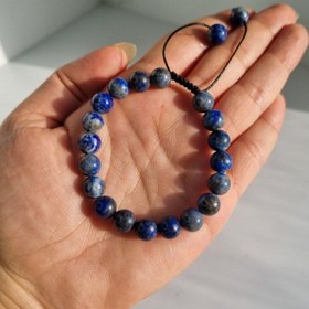 تصویر دستبند سنگ لاجورد 