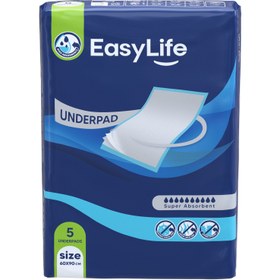 تصویر زیرانداز بیمار ایزی لایف بسته 5 عددی EasyLife BedSheet Pillow Cover Disposable