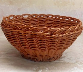 تصویر سبد میوه و سبزی حصیری 