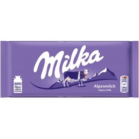 تصویر Milka شکلات شیری 100 گرمی میلکا 