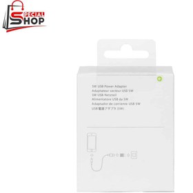 تصویر شارژر دیواری آیفون مدل 1A - سفید - DST iPhone wall charger model 1A - white - DST