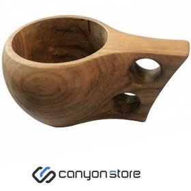تصویر لیوان چوبی کوکسا – Kuksa mug HM009 