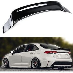 تصویر اسپویلر خودرو مشکی تویوتا کرولا چمدان SPOILAR JDM PAINTED 2019 autogp 