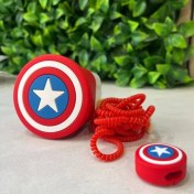 تصویر محافظ آداپتور 20W آیفون طرح مارول 