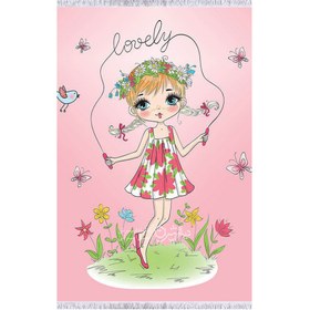 تصویر فرش کودک طرح لی لی DC6002 