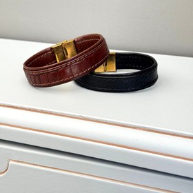 تصویر دستبند چرم طبیعی 