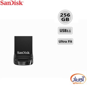 تصویر فلش مموری سن دیسک مدل ULTRA FIT CZ430 USB 3.1 ظرفیت 256 گیگابایت ا ULTRA FIT CZ430 USB 3.1 256GB Flash Memory ULTRA FIT CZ430 USB 3.1 256GB Flash Memory