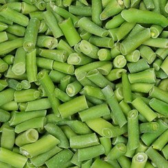 تصویر لوبیا سبز فله منجمد بهفرین 