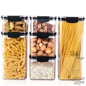 تصویر ست 8پارچه نگهدارنده حبوبات 