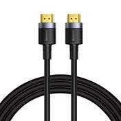 تصویر کابل HDMI 4k باسئوس مدل CADKLF-H01 طول 5 متر Baseus Cafule 4KHDMI Male To 4KHDMI Male Adapter Cable 5m Black