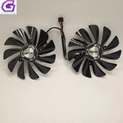 تصویر فن کارت گرافیک ایکس اف ایکس XFX RX5600/5700/580 (دو عدد فن اصلی) 