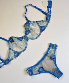 تصویر ست گل آبی انوشه 