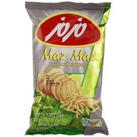 تصویر چیپس خلال سیب زمینی مزمز 185 گرم 