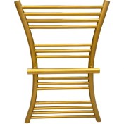 تصویر رادیاتور حوله خشک کن هاتیپس مدل آلومینیومی کلاسیک 50*80 طلایی 