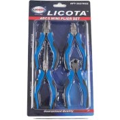 تصویر مجموعه 4 عددی انبر لیکوتا مدل APT-3637K02 Licota APT-3637K02 Pliers Set 4PCS