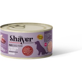 تصویر کنسرو سگ شایر 400 گرمی طعم مرغ Shayer Dog Food 400g