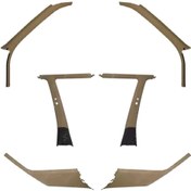 تصویر قاب ستون ایساکو ست ۱۲ تیکه مناسب ۴۰۵ و پارس و ۲۰۶ 