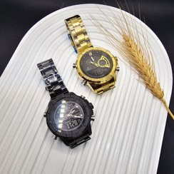 تصویر ساعت اسپرت فلزی؛ انتخابی مدرن و لوکس برای استایل مردانه ویژگی‌ها و معرفی ساعت اسپرت دو زمانه دیجیتال و عقربه‌ای