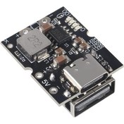 تصویر ماژول شارژ و دشارژ باتری لیتیومی 5V-2A دارای کانکتور USB Type-C مدل PBOA 