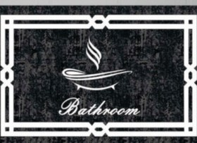 تصویر فرش مخمل چاپی مدل پادری bathroom 2 