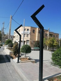 تصویر پایه روشنایی پارکی مدرن STK_P04 