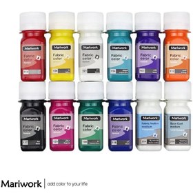 تصویر رنگ پارچه | ست 12 تایی 30 میل | 