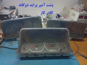 تصویر صفحه کیلومتر پراید دوگانه کادر گاز کروز