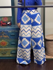 تصویر شلوار بگ دامنی طرحدار 